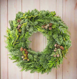 Mixed Greens Wreath